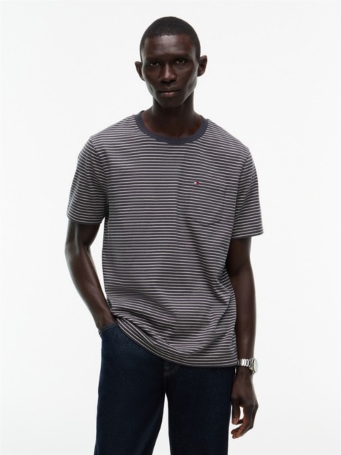 Мужские футболки Tommy Hilfiger Striped Pocket T-Shirt