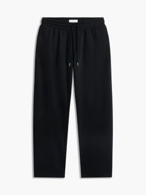 Мужские брюки Tommy Hilfiger Relaxed Brushed-Back Fleece Sweatpant, цвет: Чёрный — фото 5