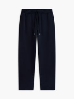 Relaxed Brushed-Back Fleece Sweatpant — Navy Blue 5