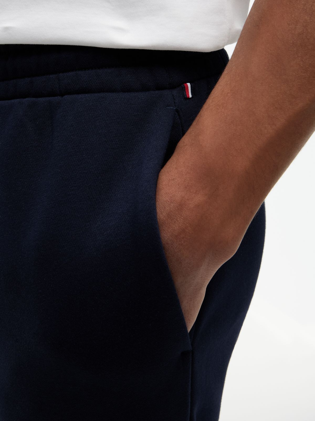 Relaxed Brushed-Back Fleece Sweatpant — Navy Blue
