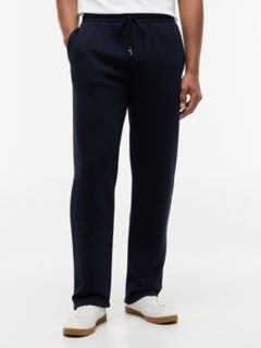 Relaxed Brushed-Back Fleece Sweatpant — Navy Blue 1