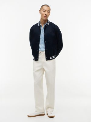 Water-Repellent Flag Logo Varsity Jacket | Tommy Hilfiger