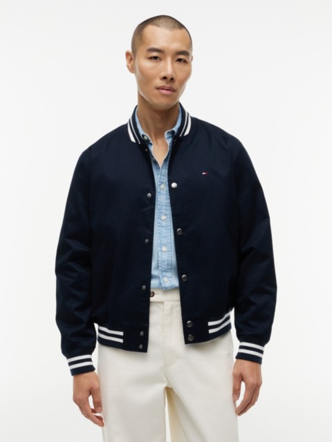 Мужские куртки Tommy Hilfiger Water-Repellent Flag Logo Varsity Jacket
