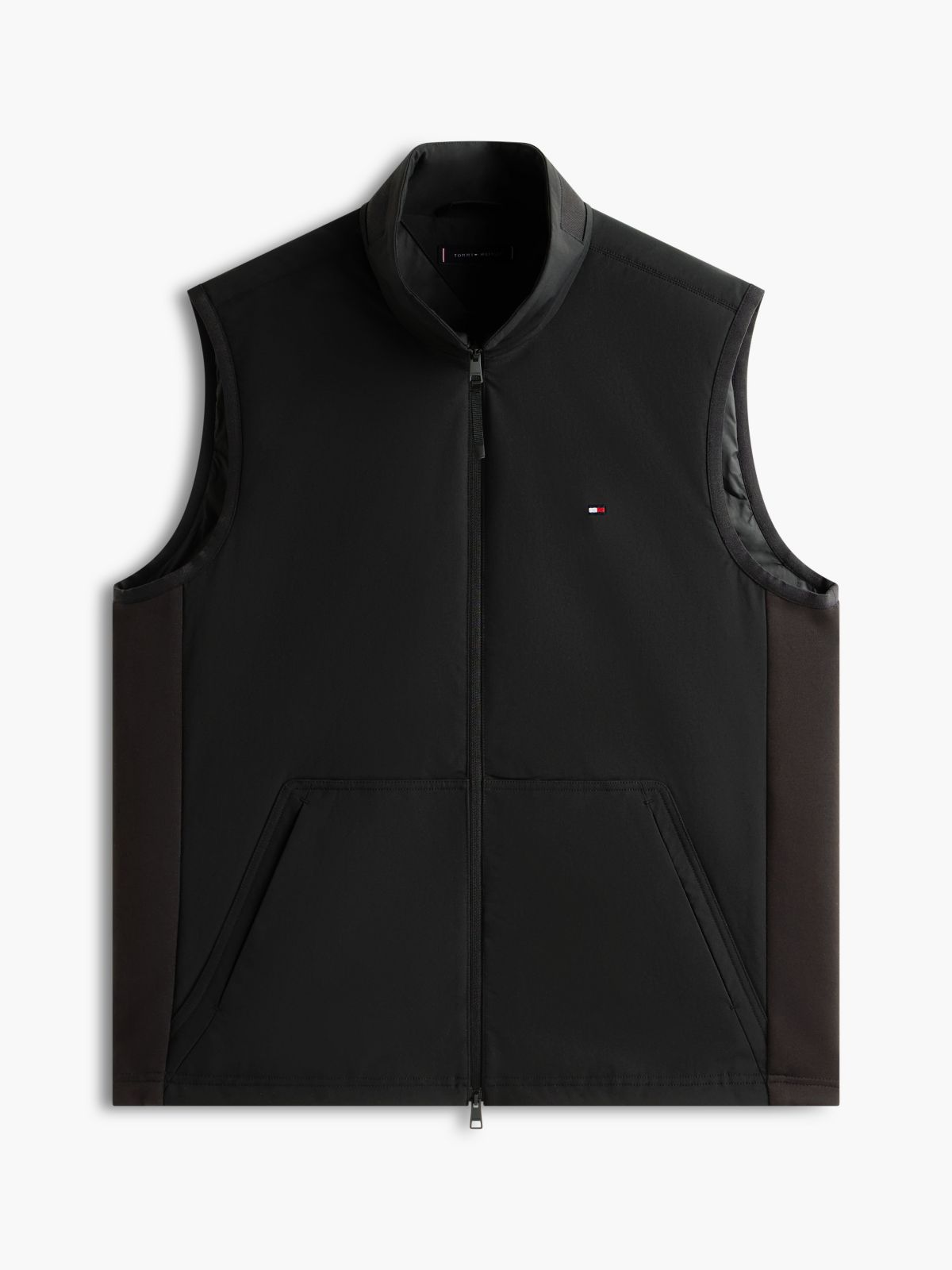 TH Performance Mixed-Media Vest — Black
