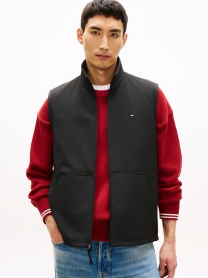 TH Performance Mixed-Media Vest, Black