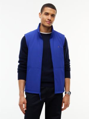 TH Performance Mixed-Media Vest, Wedge Blue
