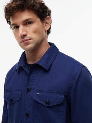 Мужские куртки Tommy Hilfiger Twill Utility Shirt Jacket — фото 3