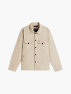 Twill Utility Shirt Jacket — Sandalwood 5