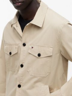 Twill Utility Shirt Jacket — Sandalwood 3