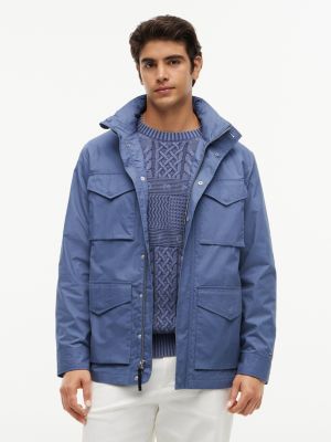 Packable Field Jacket, Faded Indigo