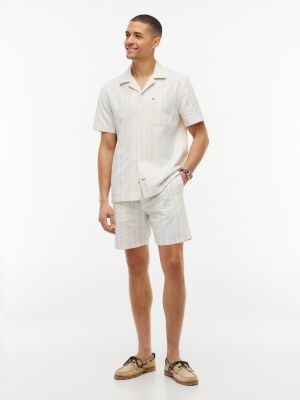 Мужские брюки Tommy Hilfiger Regular Fit 7" Striped Dobby Short — фото 2