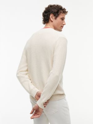 Мужские свитеры Tommy Hilfiger Intarsia Flag Logo Heathered Sweater — фото 4
