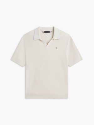 Мужские свитеры Tommy Hilfiger Short-Sleeve Tipped Sweater Polo — фото 5