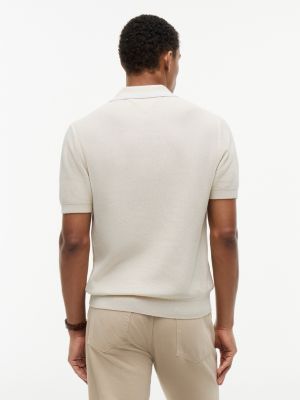 Мужские свитеры Tommy Hilfiger Short-Sleeve Tipped Sweater Polo — фото 4