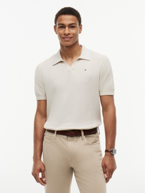 Мужские свитеры Tommy Hilfiger Short-Sleeve Tipped Sweater Polo