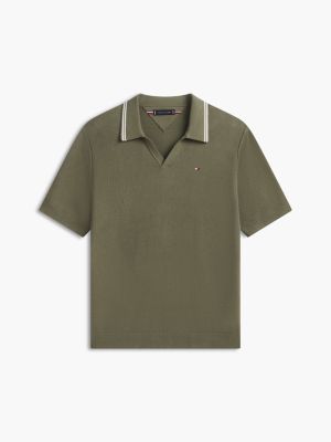 Short-Sleeve Tipped Sweater Polo | Tommy Hilfiger