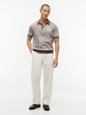 Мужские свитеры Tommy Hilfiger Short-Sleeve Tropical Print Sweater Polo — фото 2