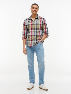 Мужские рубашки Tommy Hilfiger Regular Fit Plaid Pocket Shirt — фото 2