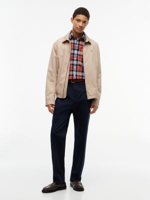 Мужская рубашка Tommy Hilfiger Regular Fit Plaid Pocket, цвет: Индиго клетчатый — фото 2