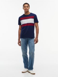 Block Stripe T-Shirt — Navy 2