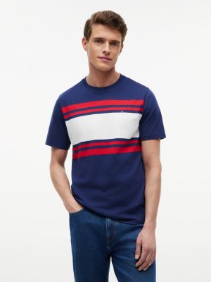 Block Stripe T-Shirt, Navy