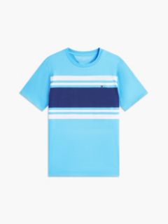Block Stripe T-Shirt — Blue Crush 5