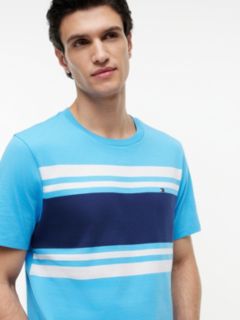 Block Stripe T-Shirt — Blue Crush 3