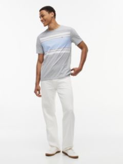 Block Stripe T-Shirt — Grey Heather 2