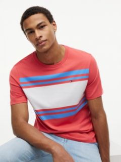 Block Stripe T-Shirt — Vintage Coral 3
