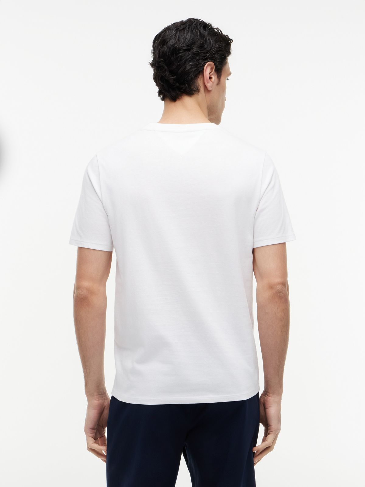 Block Stripe T-Shirt — White/Red