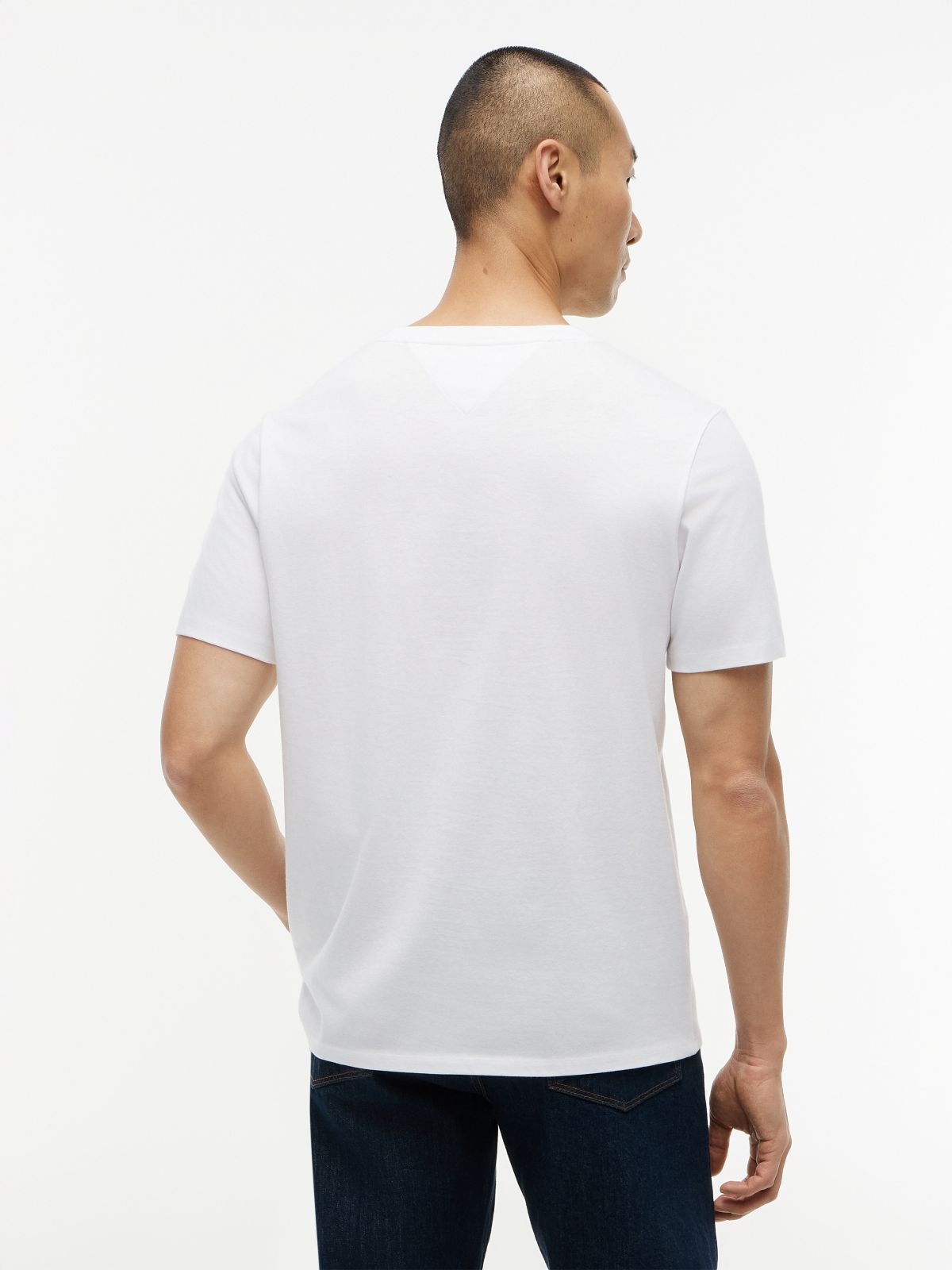 Block Stripe T-Shirt — White/Citronella