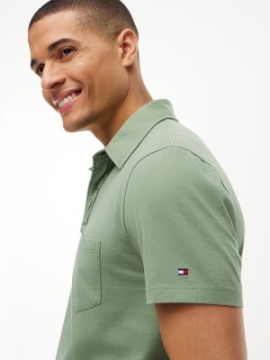 Мужские топы Tommy Hilfiger Regular Fit Jersey Pocket Polo — фото 3