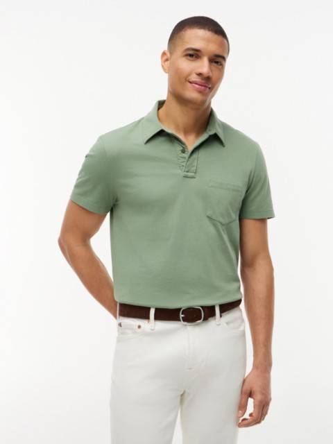 Мужские топы Tommy Hilfiger Regular Fit Jersey Pocket Polo