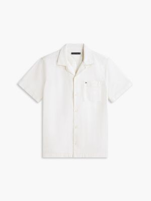 Мужские рубашки Tommy Hilfiger Regular Fit Denim Camp Shirt — фото 5