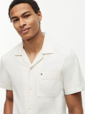 Мужские рубашки Tommy Hilfiger Regular Fit Denim Camp Shirt — фото 3