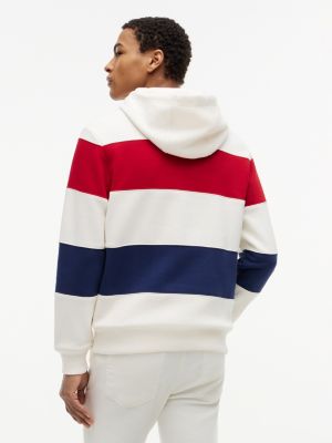 Мужские худи Tommy Hilfiger Tricolor Stripe Brushed-Back — фото 4