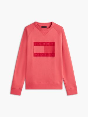 Мужские худи Tommy Hilfiger Flag Logo Brushed-Back Raglan Sweatshirt — фото 5