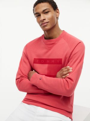 Мужские худи Tommy Hilfiger Flag Logo Brushed-Back Raglan Sweatshirt — фото 3
