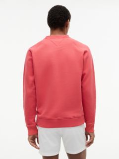 Flag Logo Brushed-Back Raglan Sweatshirt — Coral 4