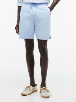 Regular Fit 7" Garment-Washed Short, Sweet Blue