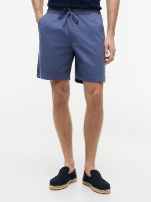 Regular Fit 7" Garment-Washed Short, Faded Indigo