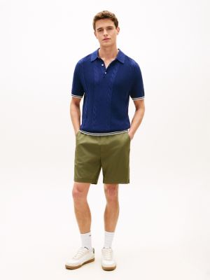 Regular Fit 7" Garment Washed Short, Ghost Fern