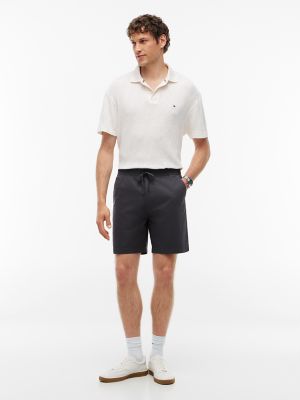 Tommy Hilfiger Men's Regular Fit 7" Garment-Washed Short - Washed Black - S