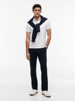 Tommy Hilfiger Men's TH Performance Straight Fit Pant - Navy Blue - 42W x 32L