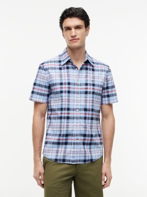 Regular Fit Plaid Oxford Shirt, Vessel Blue Check