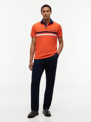 Мужские свитеры Tommy Hilfiger Regular Fit Hilfiger Logo Wicking Polo — фото 2