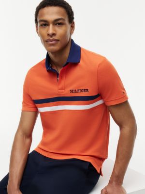 Мужские свитеры Tommy Hilfiger Regular Fit Hilfiger Logo Wicking Polo — фото 3