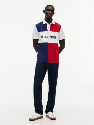 Мужские топы Tommy Hilfiger Regular Fit Colorblock Polo — фото 2