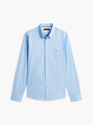 Мужские рубашки Tommy Hilfiger Regular Fit Geo Print All-Day Shirt — фото 5