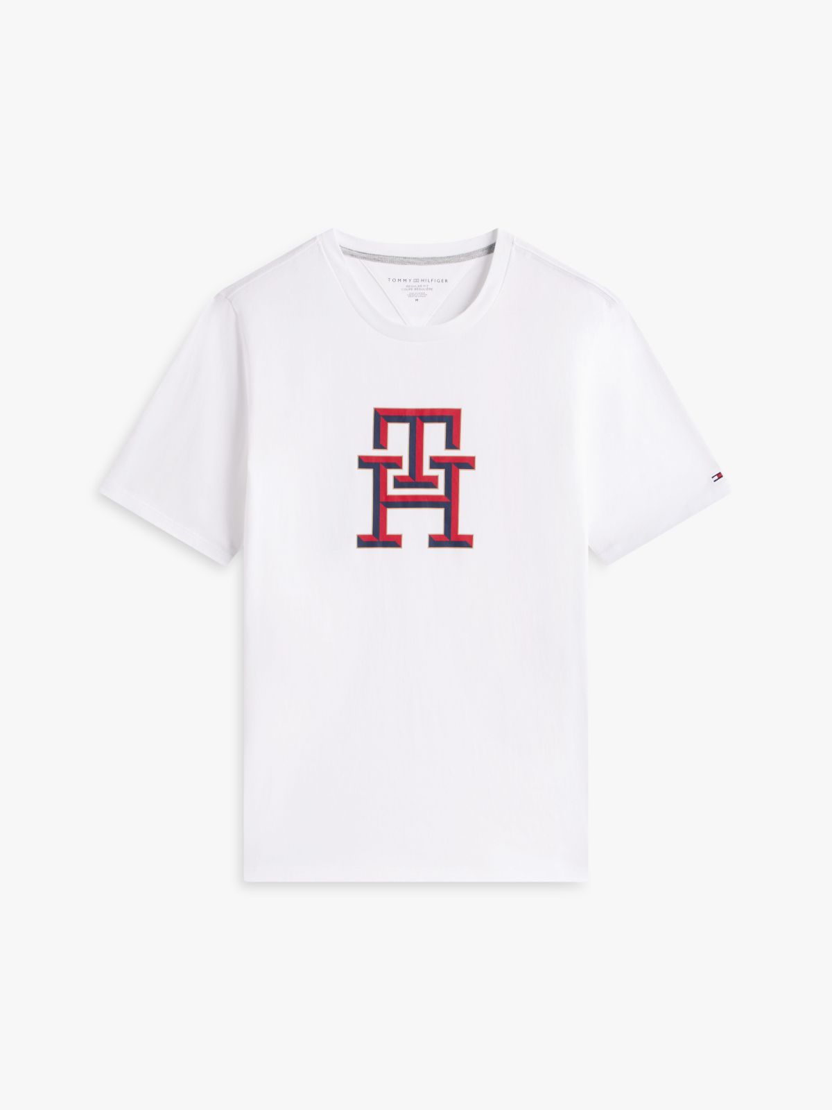 Monogram Logo T-Shirt — Optic White